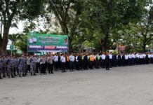 Apel Gelar Pasukan Angkutan Lebaran 2023 PT KAI Daop 8 Surabaya