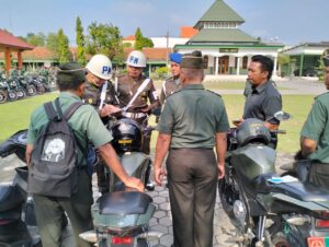 cek kendaraam anggota
