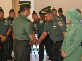 178 Perwira Kodam Brawijaya Sandang Pangkat Baru