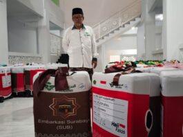 Koper Haji Kabupaten Gresik Berangkat Lebih Dulu Sebelum Jamaah