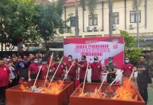 Rugikan Negara Ratusan Juta Rupiah, Ribuan Batang Rokok Ilegal Dimusnahkan