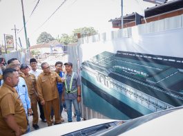 Ditinjau Bupati dan Wakil Bupati Gresik, Progres Revitalisasi Pasar Sidayu Capai 1,6 Persen